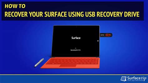 download recovery image for surface|creating and using a usb recovery drive for surface.